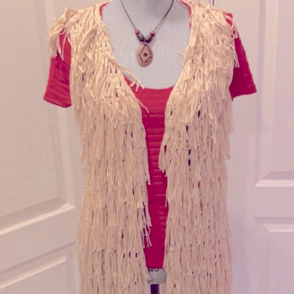 🎉HP🎉 PPLA Flounder Fringe Vest